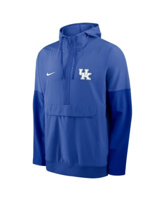 Men's Royal Kentucky Wildcats Anorak Half-Zip Hoodie Jacket