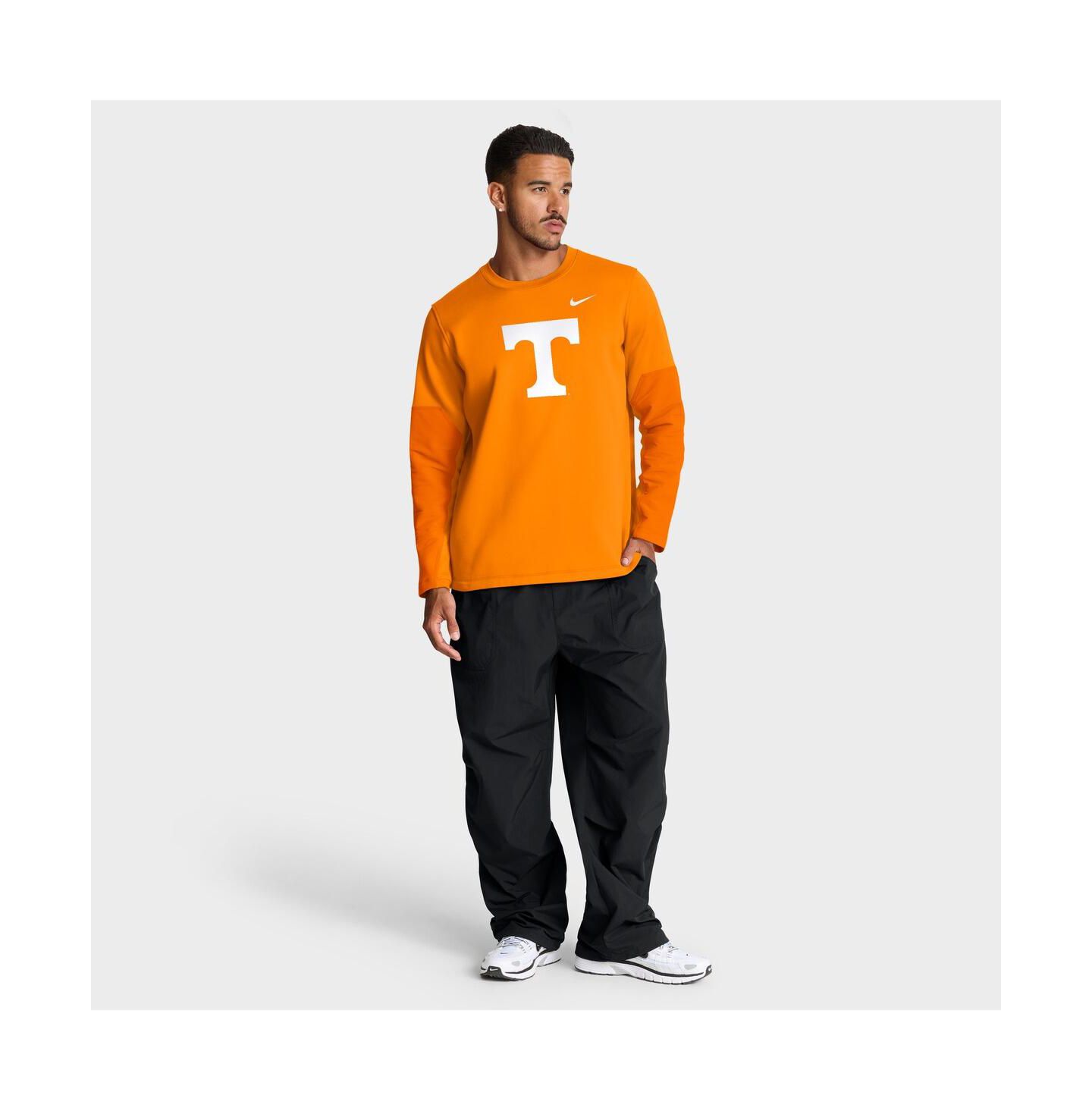 Мужская футболка Nike Tennessee Orange Tennessee Volunteers 2025 Sideline Coach Performance Long Sleeve — фото 3