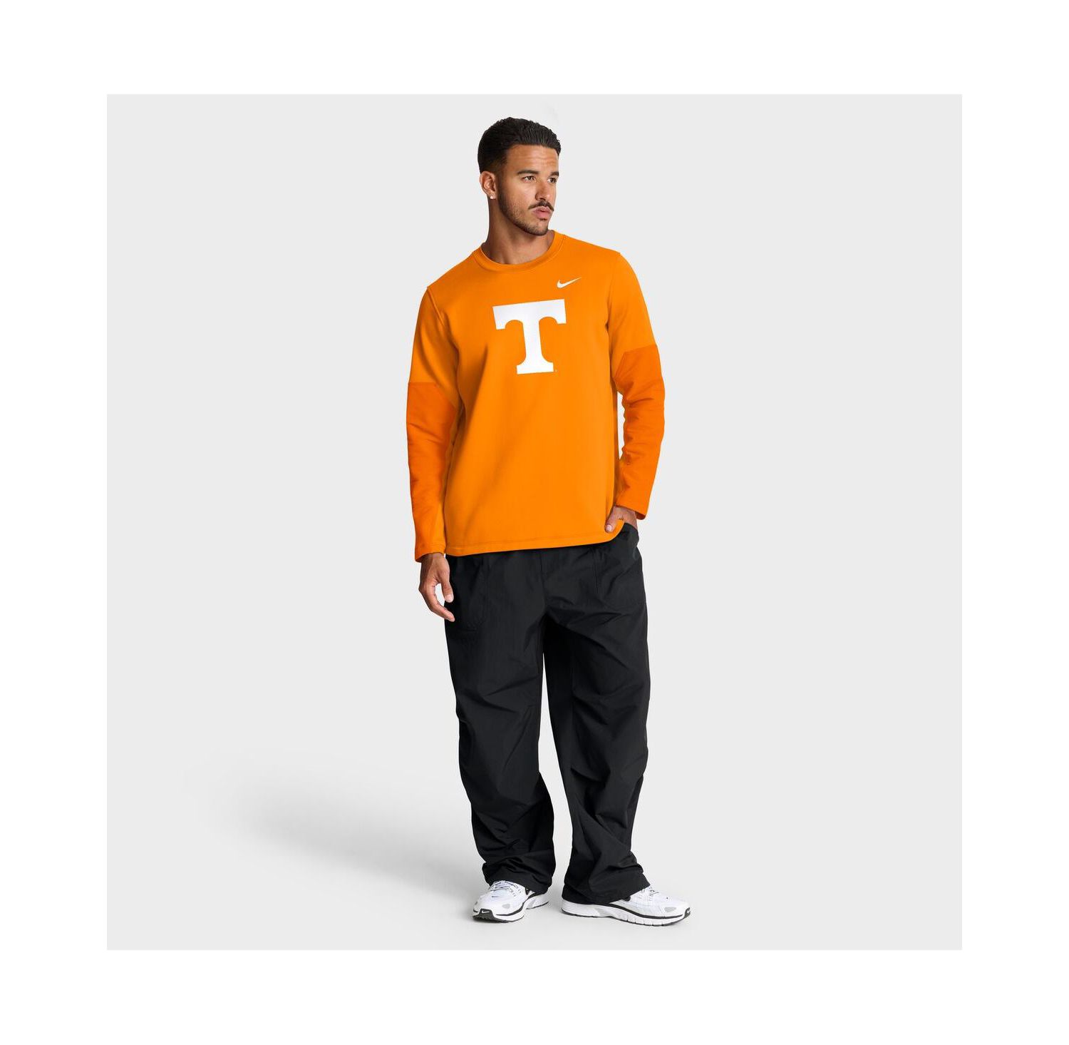 Men's Tennessee Orange Tennessee Volunteers 2025 Sideline Coach Performance Long Sleeve T-Shirt