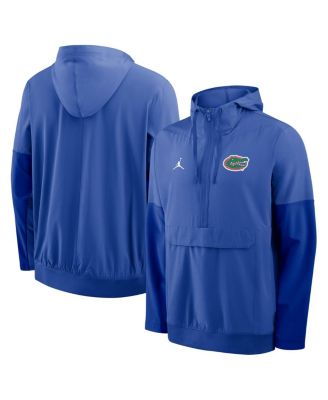 Nike - Men's Royal Florida Gators Anorak Half-Zip Hoodie Jacket