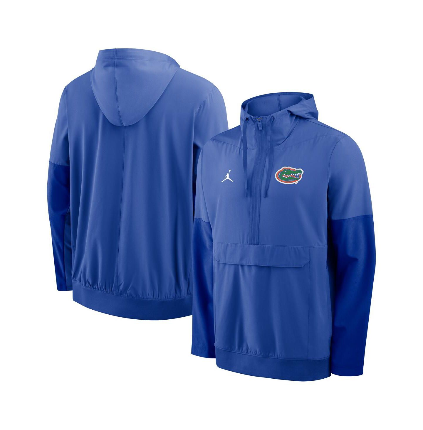 Мужская куртка Nike Royal Florida Gators Anorak Half-Zip Hoodie Jacket — фото 1