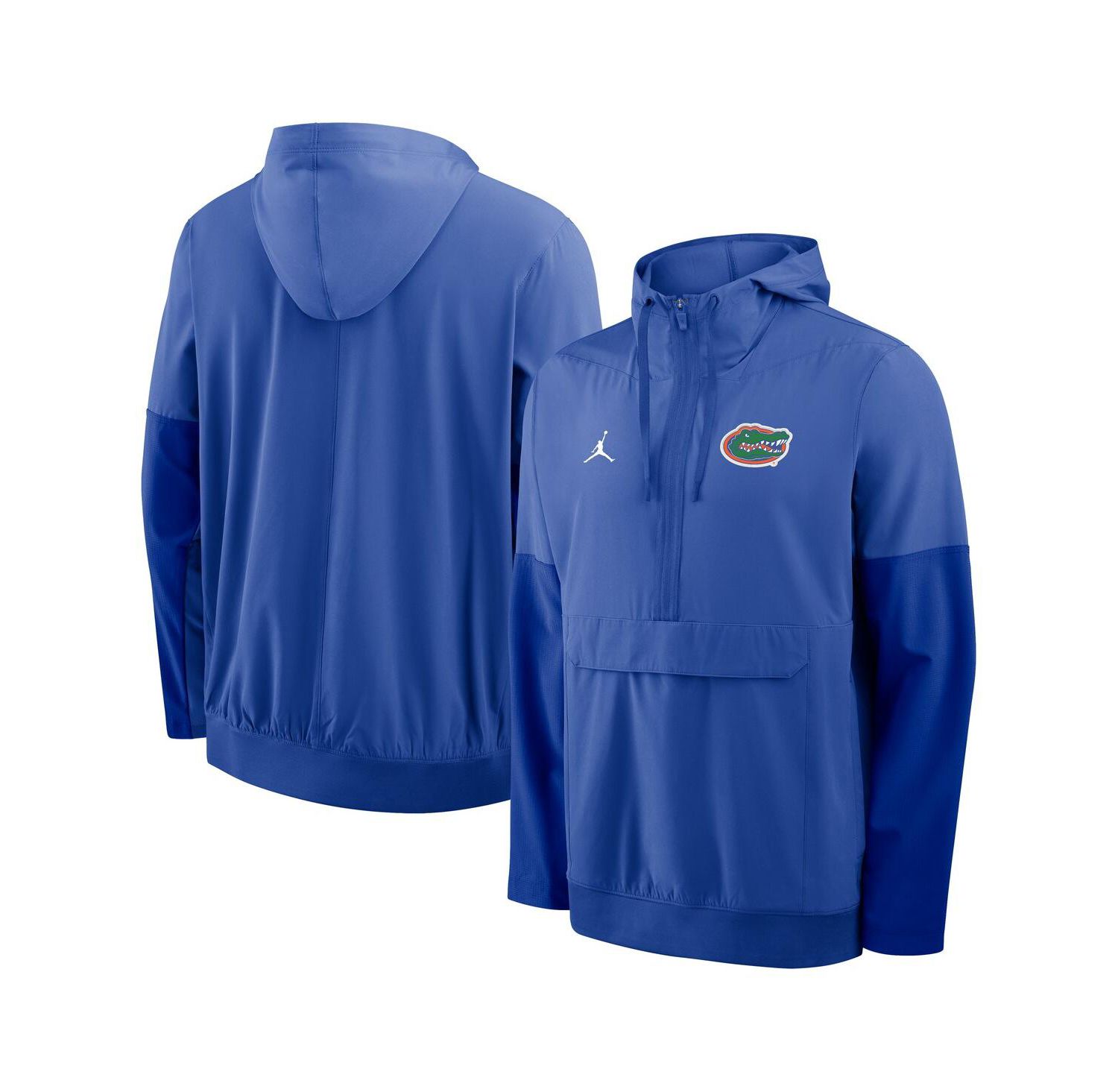 Men's Royal Florida Gators Anorak Half-Zip Hoodie Jacket