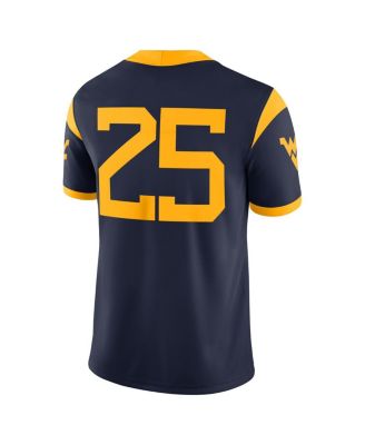 Men's 25 Navy West Virginia Mountaineers Limited Home Game Jersey