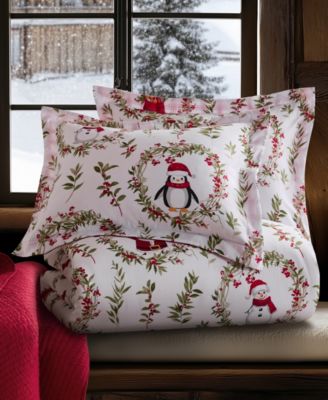 Home Pine and Plaid Reversible 2-Pc. Duvet Cover Set, Twin
