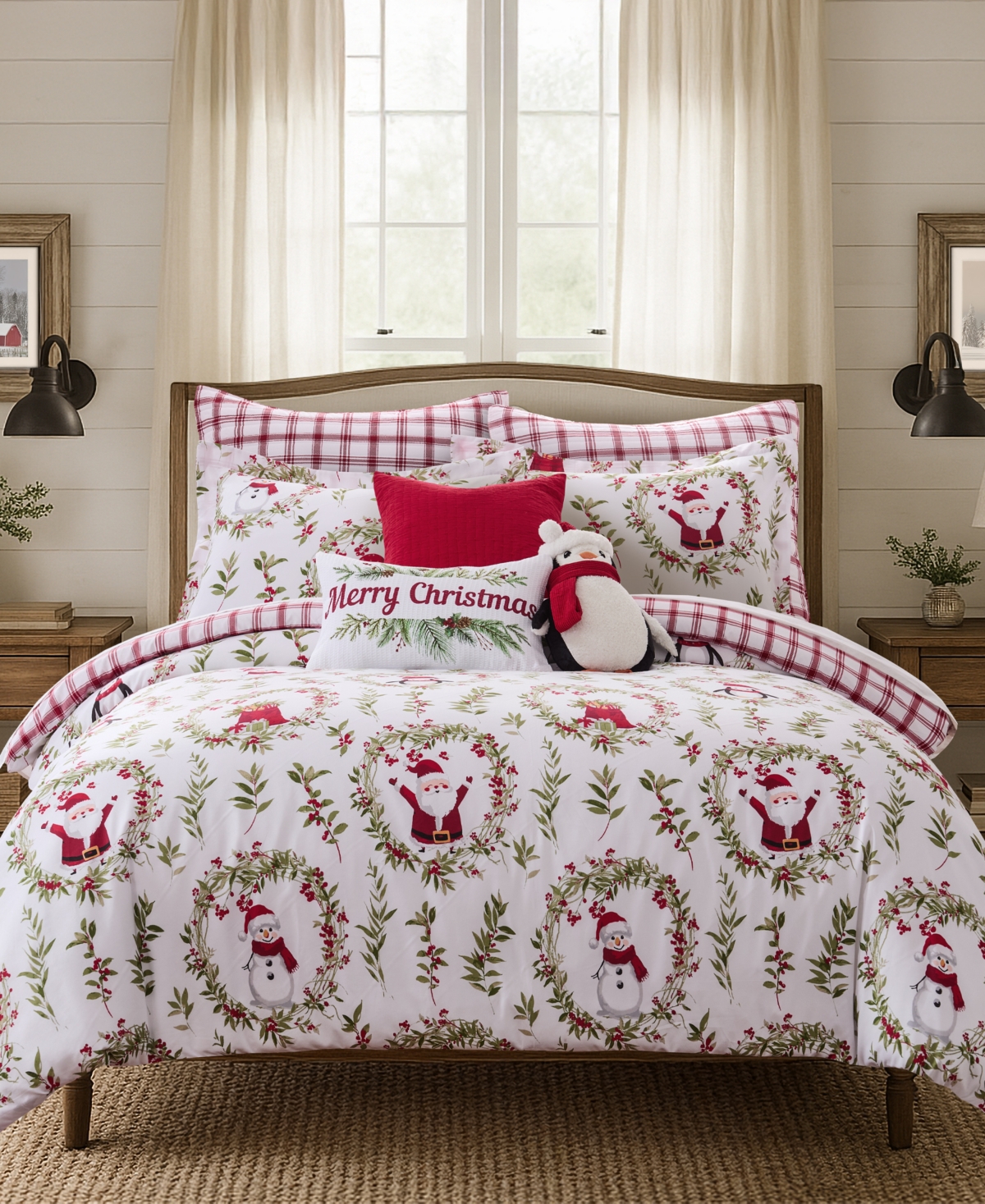 Levtex Home Pine And Plaid Reversible 2-pc. Duvet Cover Set, Twin In Multi