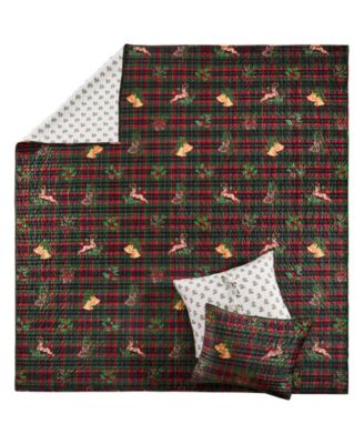Home Merry Tartan Reversible Quilt, Twin/Twin XL