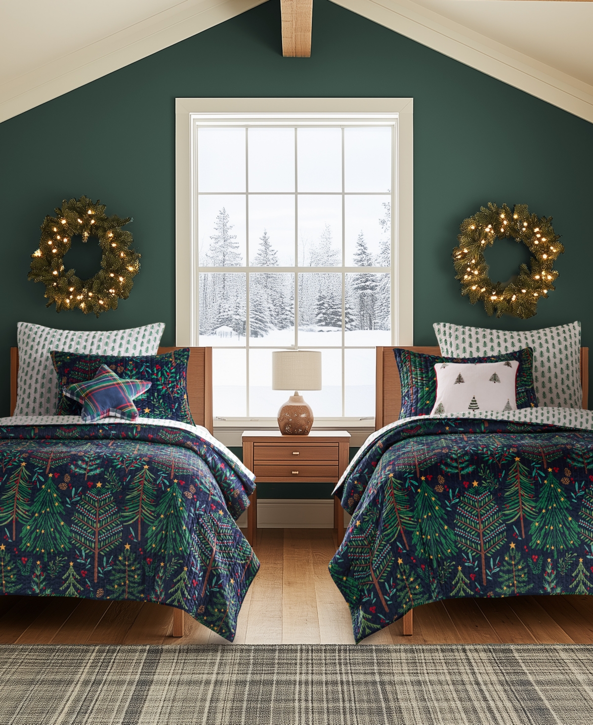 Levtex Home Woodsy Wonder Reversible Quilt, King/california King In Blue