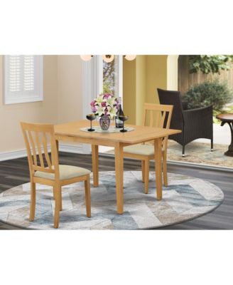 3 Pc Dining room set - small Dining Table and 2 Kitchen chair