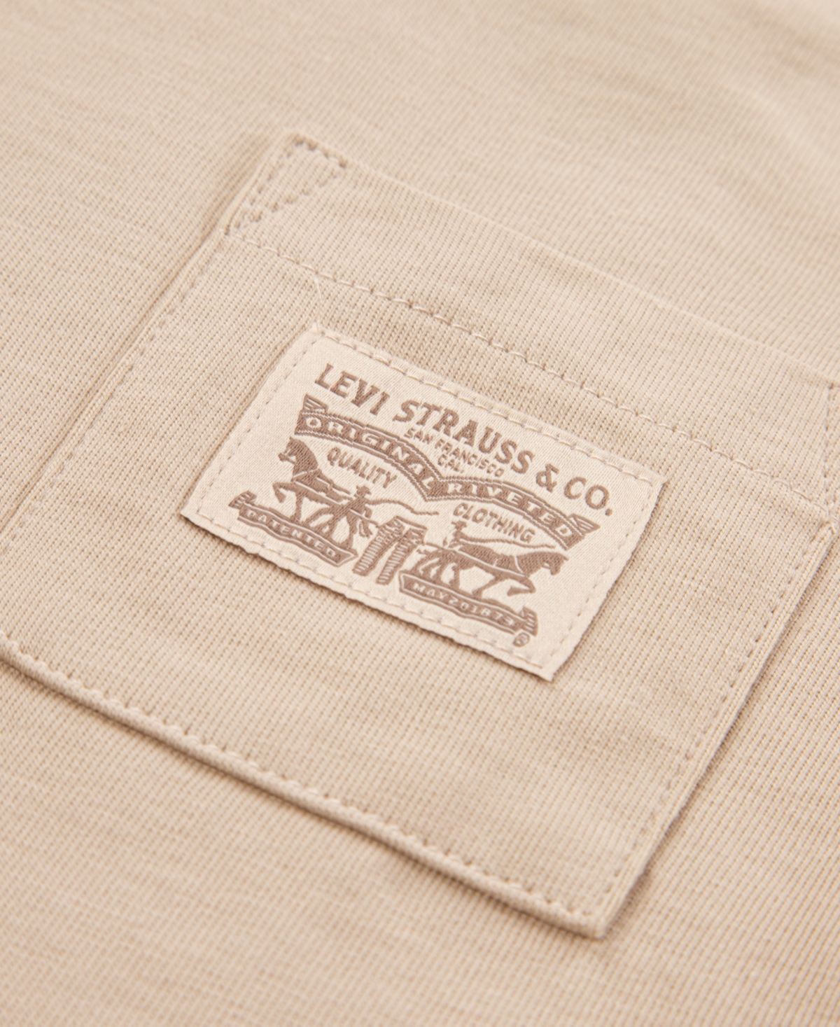 Levi's Levis Curved Hem Pocket Tee Big Boys S-xl T-shirt M In Brown