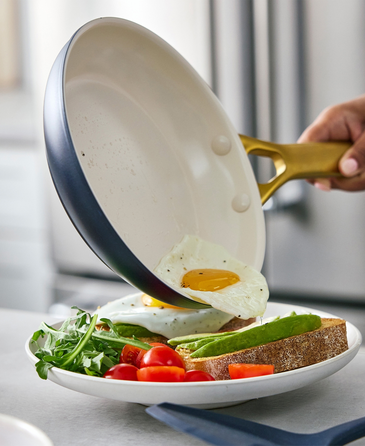 Greenpan Reserve 8-inch Ceramic Nonstick Frying Pan In Blue