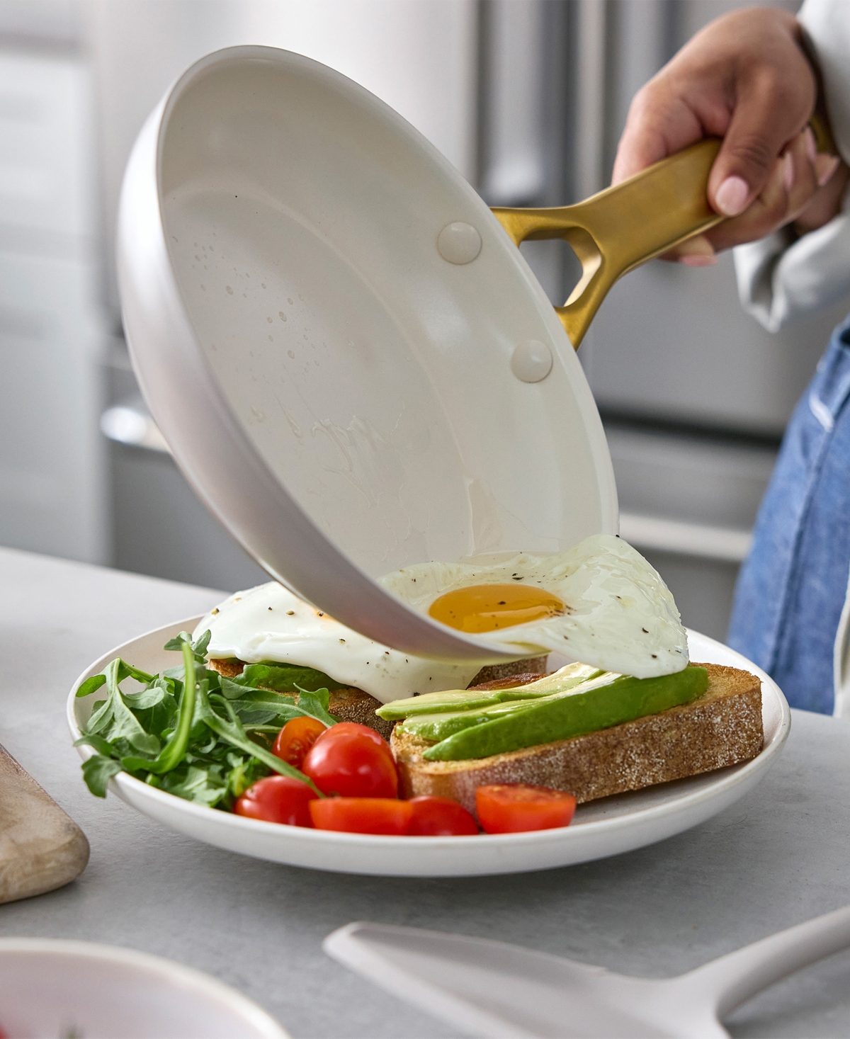 Greenpan Reserve 8" Ceramic Nonstick Frypan In White