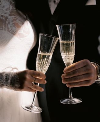 Lismore Diamond Essence Flute 8oz, Set of 2