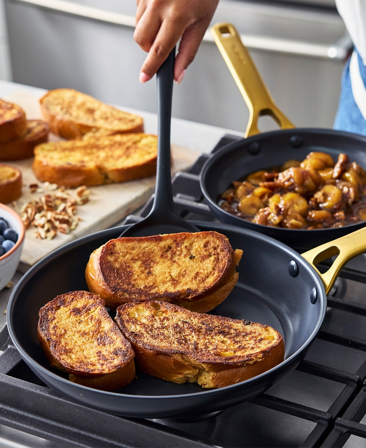 Greenpan Reserve 2-pack 10" And 12" Frypan Set In Black