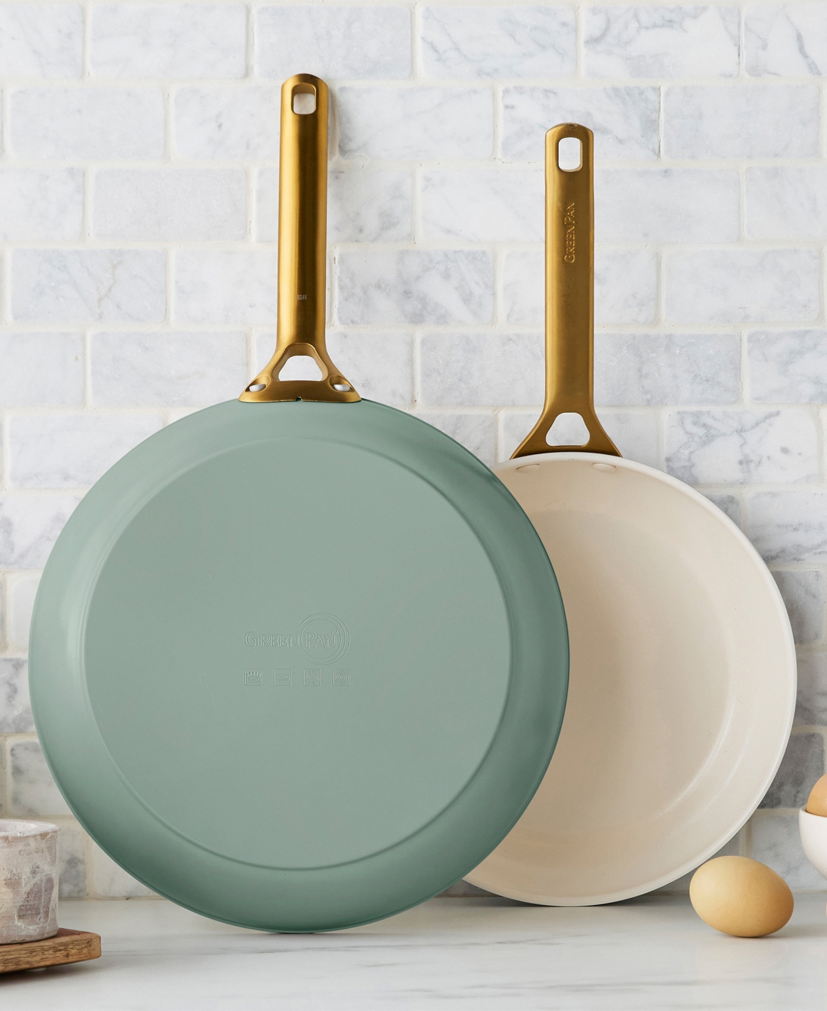 Greenpan Reserve 2-pack 10" And 12" Frypan Set In Multi