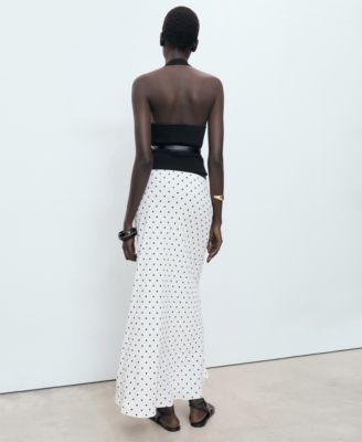 Women's Long Polka Dot Skirt