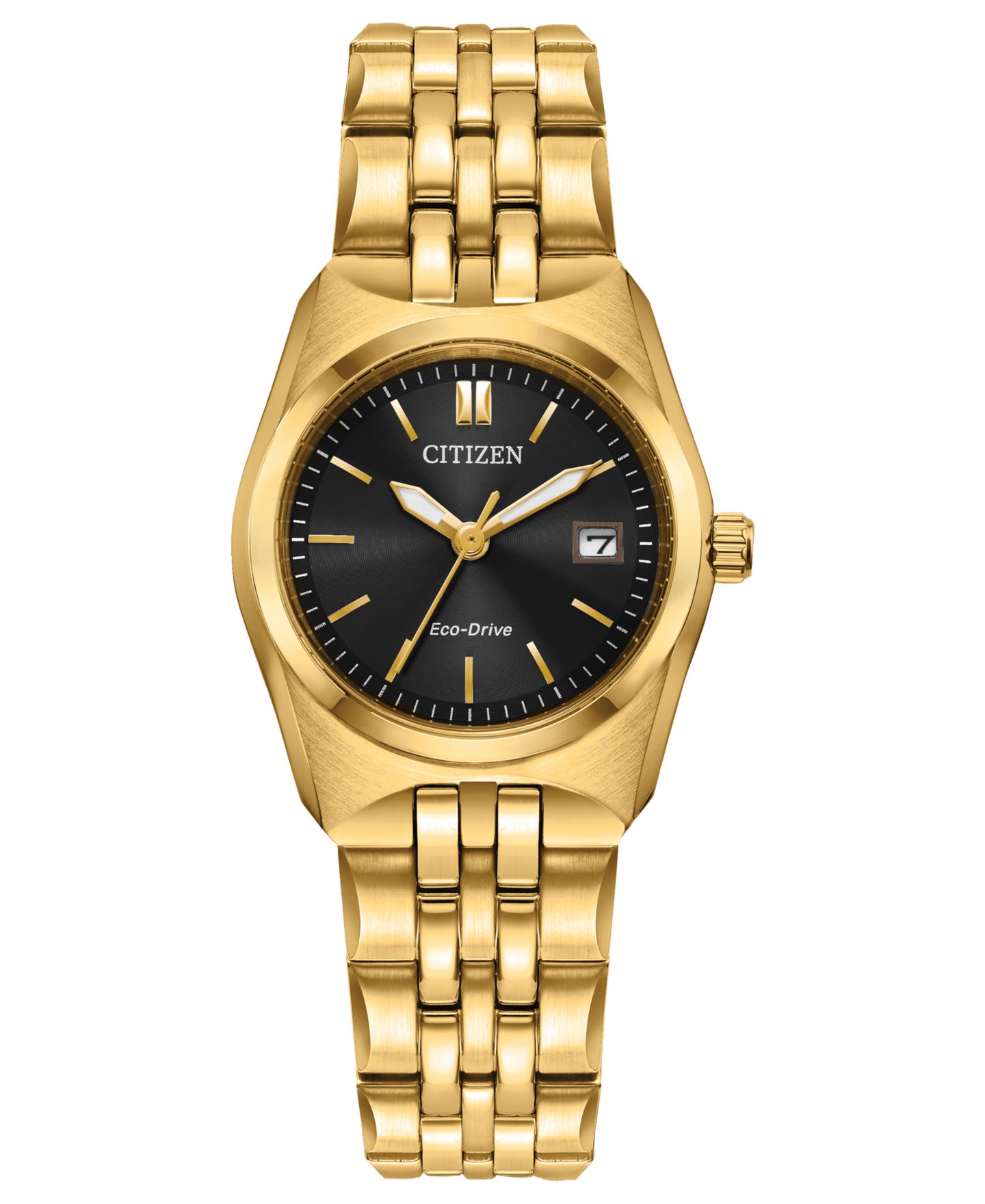 Женские часы Citizen Classic Corso Stainless Gold-Tone Steel Bracelet Watch, 27mm — фото 1