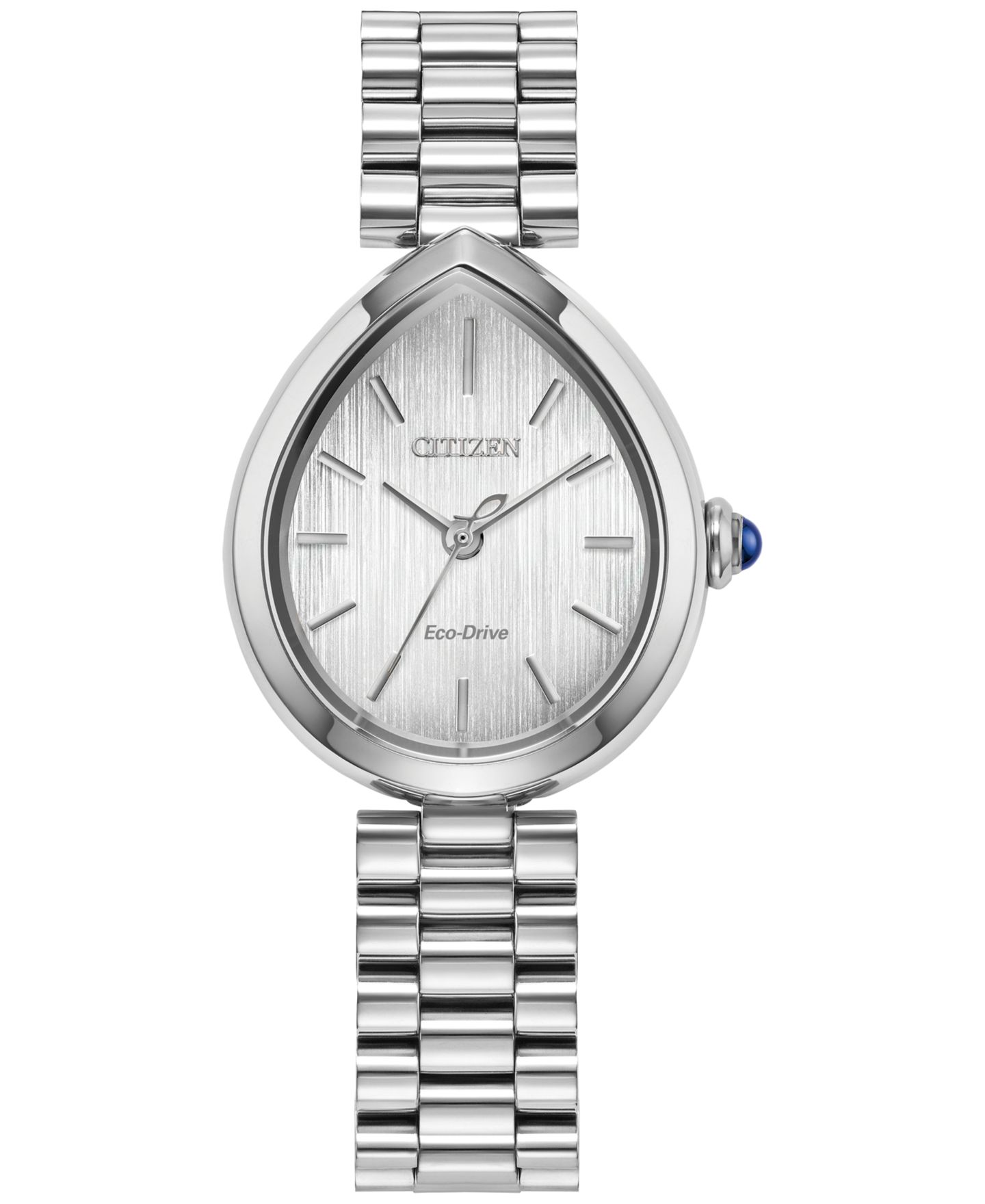 Женские часы Citizen Eco-Drive Classic Rainell Silver-Tone Stainless Steel Bracelet Watch, 26mm — фото 1