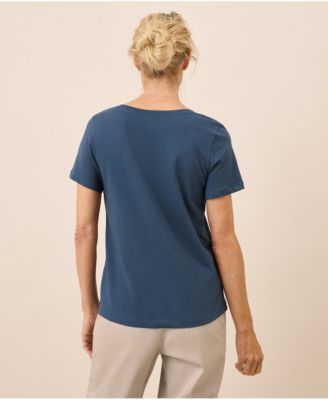 Women's Organic Cotton Softspun Scoop Neck Tee