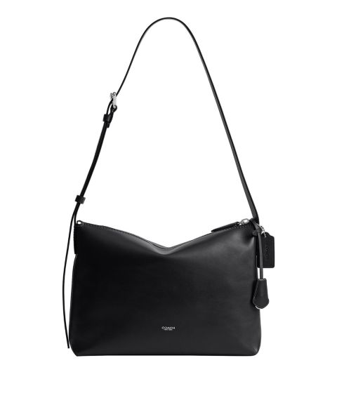 Сумка COACH Leather Mott Messenger, цвет: Чёрный