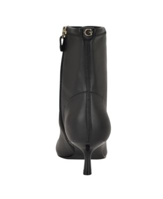 Women's Yanka Pointed Toe Kitten Heel Dress Booties