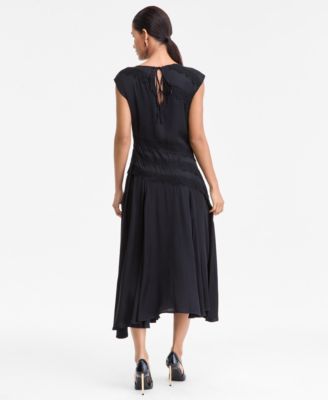 Women's Lace Stripe Midi Dress, Macy's Exclusive