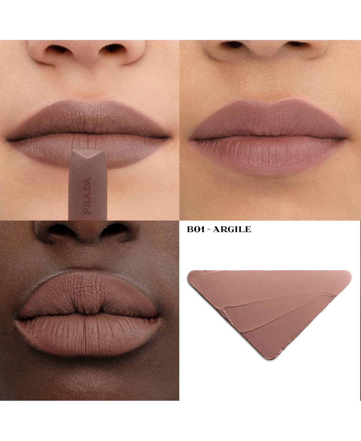 Prada Beauty Monochrome Hyper Matte Refillable Lipstick