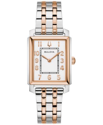 Bulova - Women's Classic Sutton Two-Tone Stainless Steel Bracelet Watch 25mm