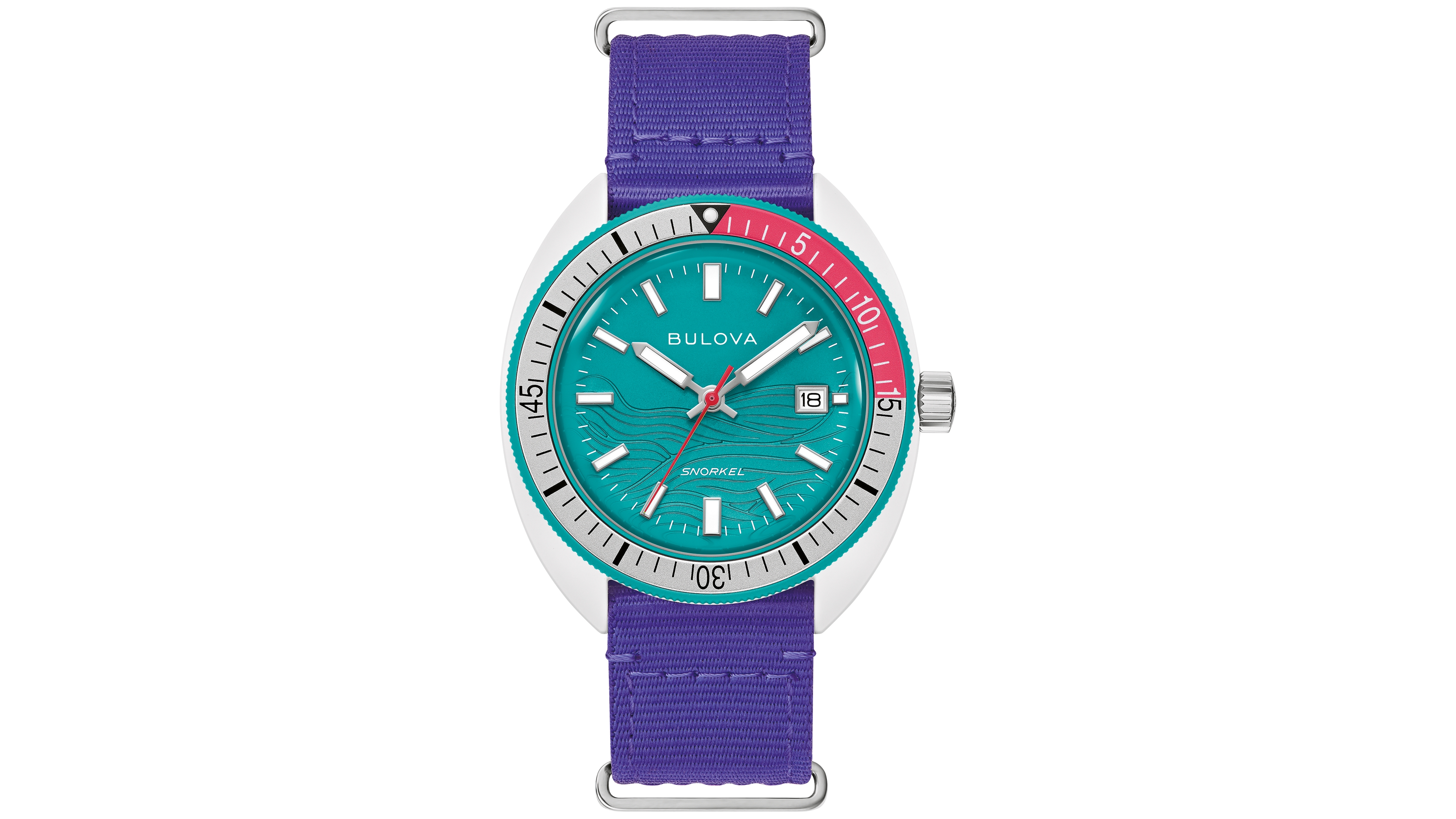 Bulova Men's Limited Edition Performance Snorkel Purple Strap Watch 41mm