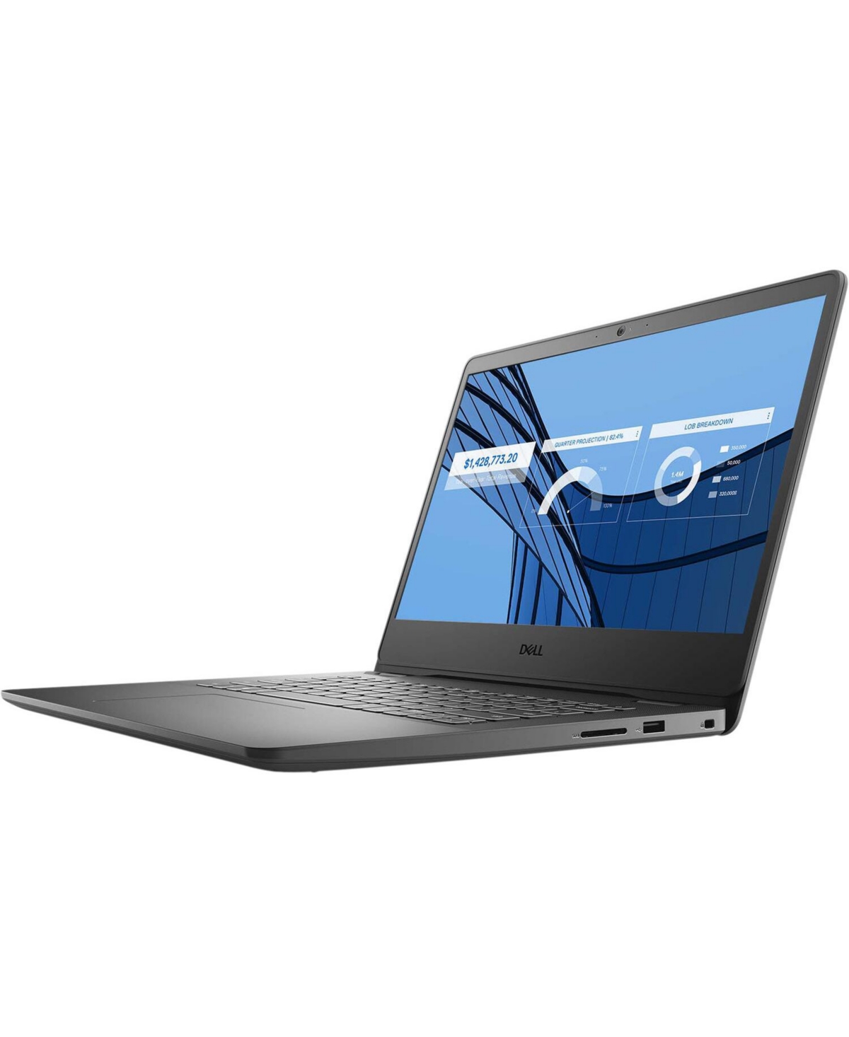 Dell Vostro 3400 14.0" Hd Business Laptop (4-Core Intel i5-1135G7, 64GB Ram, 512GB Ssd + 1TBHDD, GeForce MX330,Acbt, Sd Reader, Usb 3.1