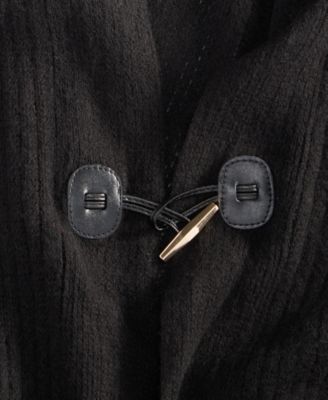 Solid Ribbed Toggle Topper, Macy's Exclusive