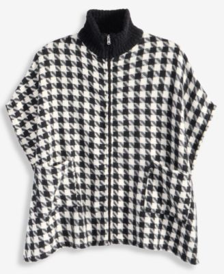 Herringbone Collar Zip Topper, Macy's Exclusive