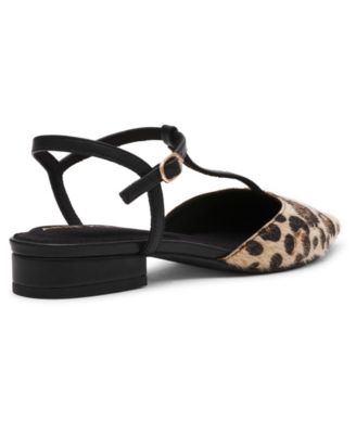 Women's Emily T-Strap Pointed Toe Flats