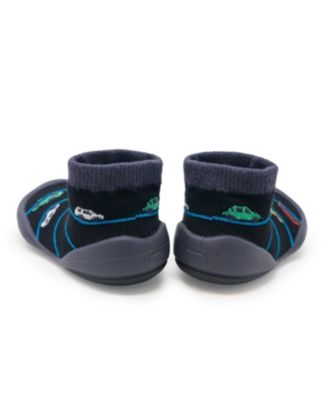 Baby Boys First Walk Sock Shoes Broom Broom