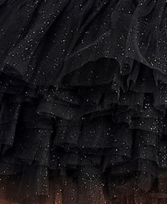 Juniors' Sleeveless Bodycon Dress with Ruffled Hem