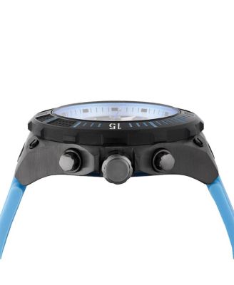 Men's 39898 Aviator Quartz Multifunction Black Dial Watch