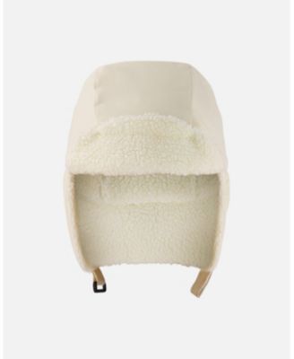 Toddler Unisex Lined Chapka White Asparagus - Baby|Toddler