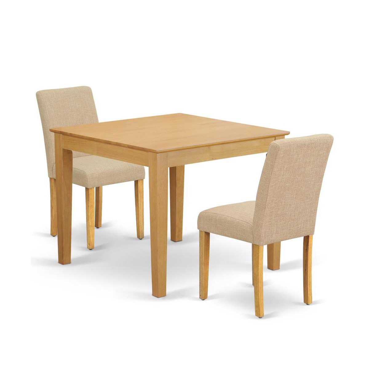 East West Furniture Dining Room Set Oak