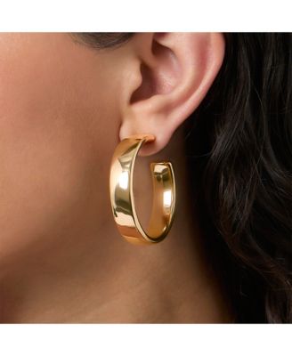 Textured Half Hoop Earrings