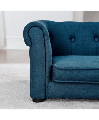 Elevated Dog Sofa Bed Modern Design for Small Dogs Blue