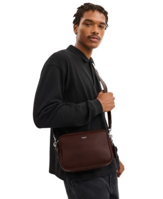  Radio Men's Leather Camera Bag