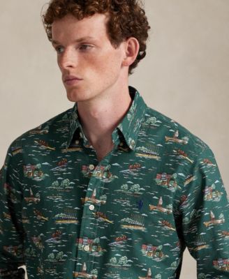 Men's Long-Sleeve Oxford Shirt