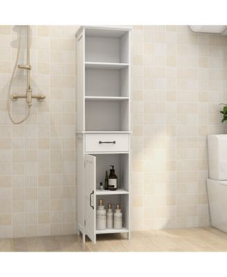 CASAINC 65"H MDF Drawer and Door Compact Floor Cabinet