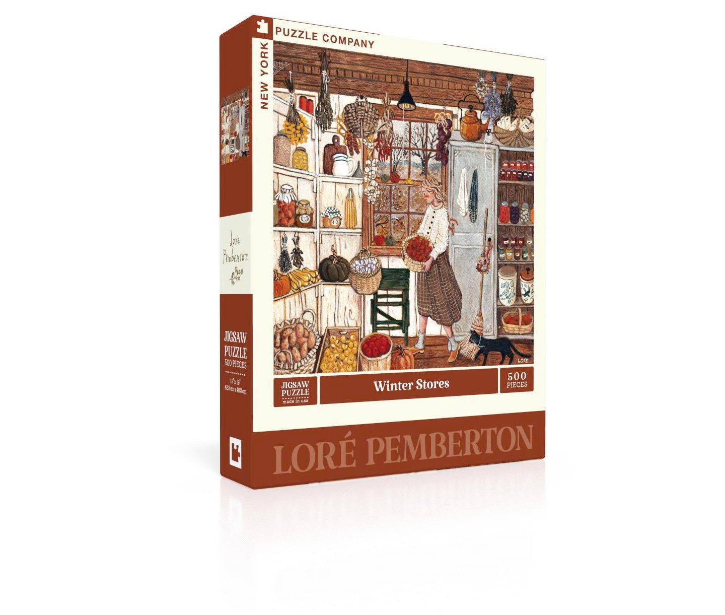 Детский пазл New York Puzzle Company Winter Stores 500-Piece Jigsaw Puzzle, Ages 10+ — фото 2