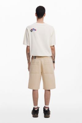 Men's Double-waist Bermuda shorts
