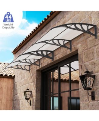  Patio Awning Canopy Outdoor Window Door Overhang Rain Snow Protection