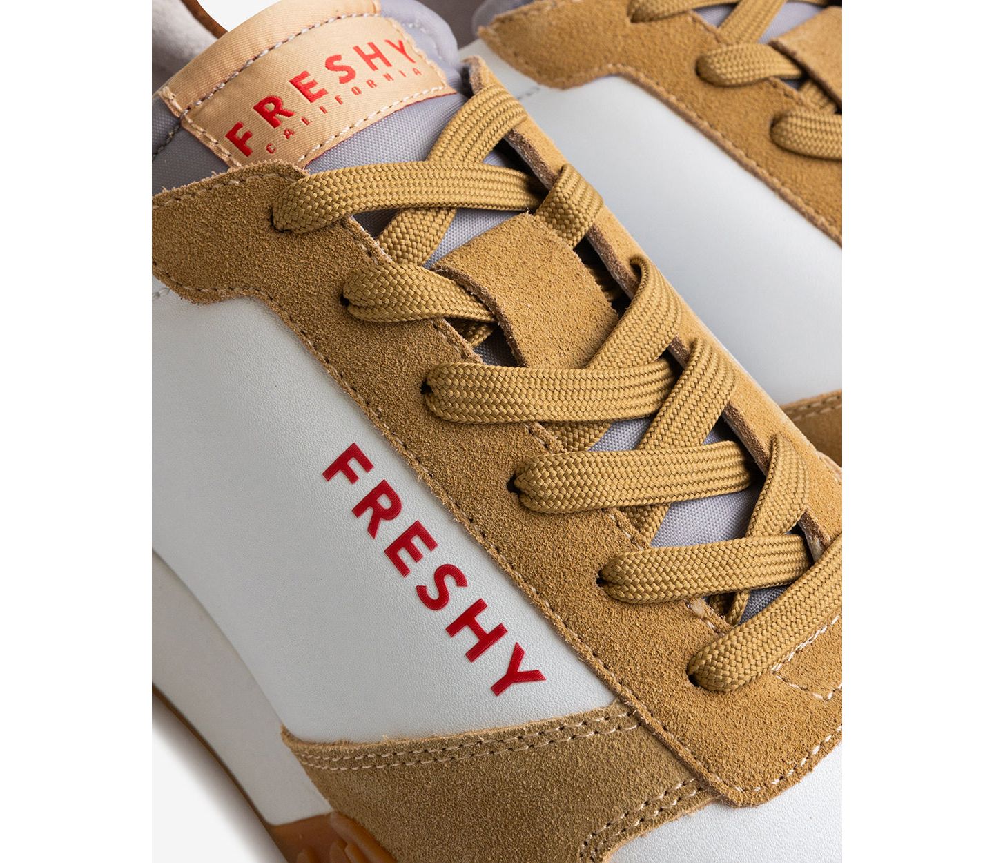 Мужские кроссовки FRESHY Smoove Trainer Core, цвет: Коньячный / Белый — фото 4
