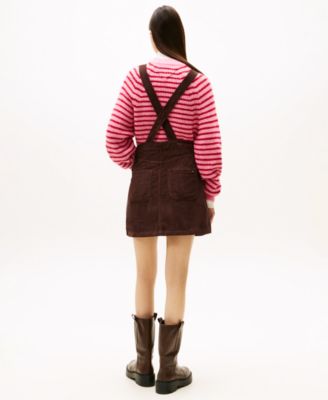 Women's Script Cord Dungarees Dress