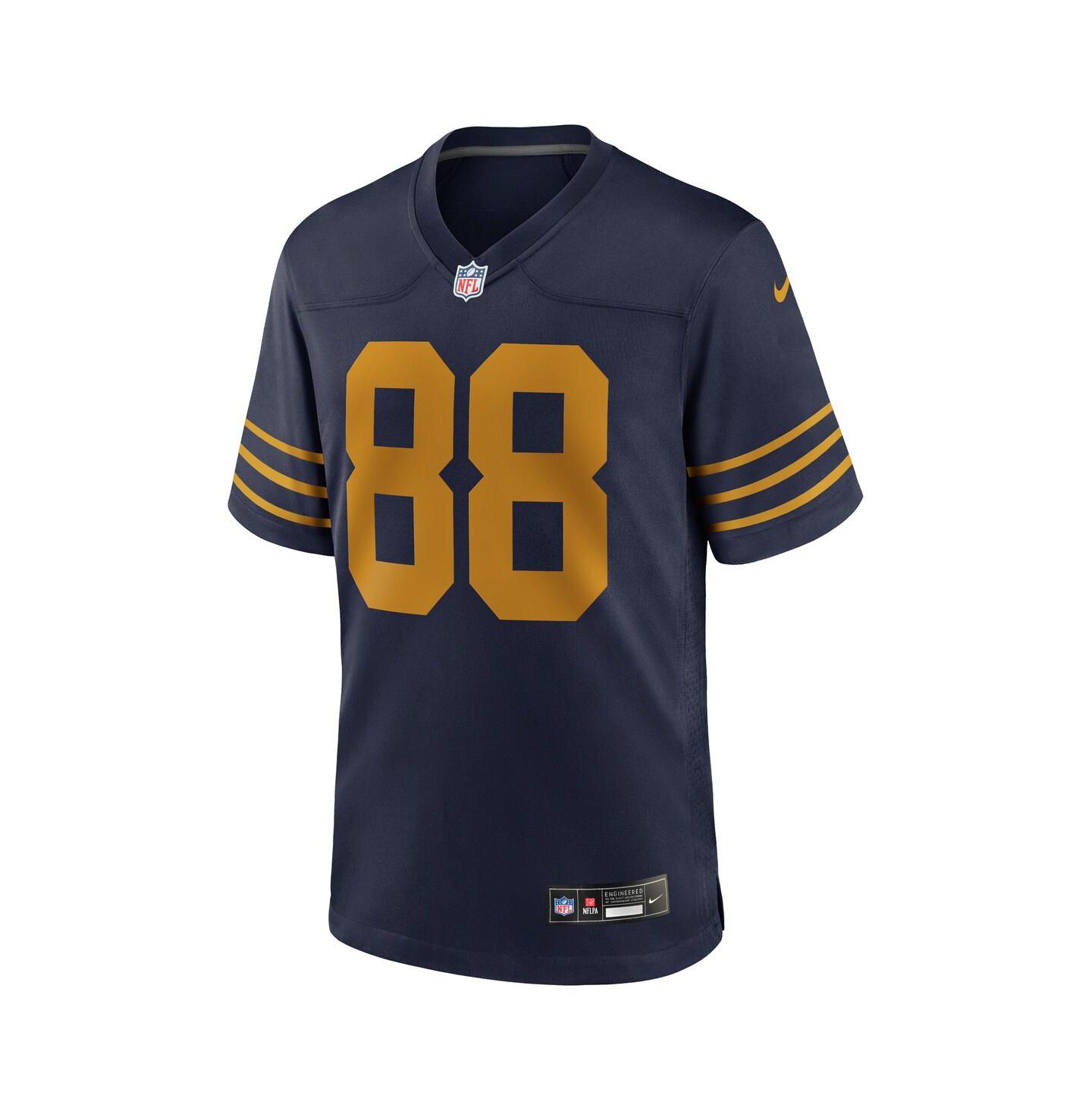 Мужской топ Nike Luke Musgrave Navy Green Bay Packers The 1923 Classic Game Jersey — фото 2