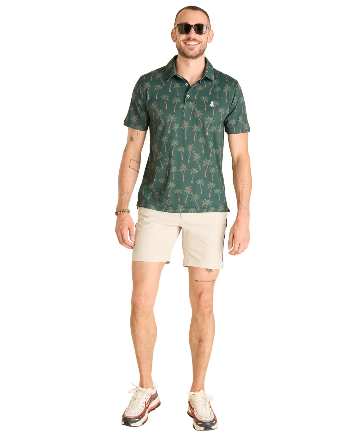 Chubbies Men's The Brushstroke Palm Range Polo Shirt