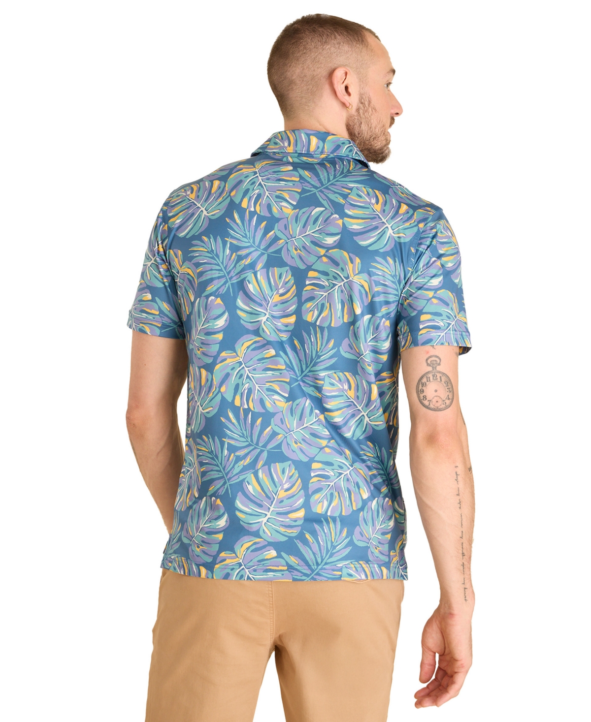 Chubbies Men's Theâ In The Lounge Chair Performance Polo Shirt In Blue